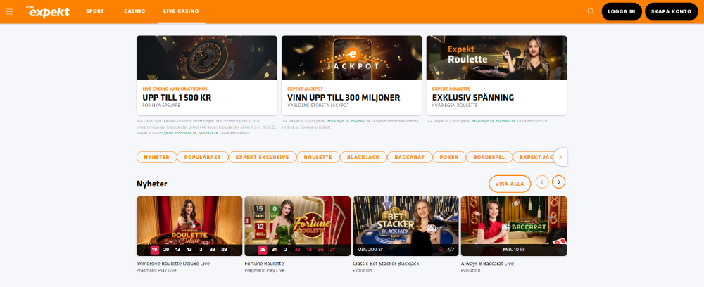 expekt casino
