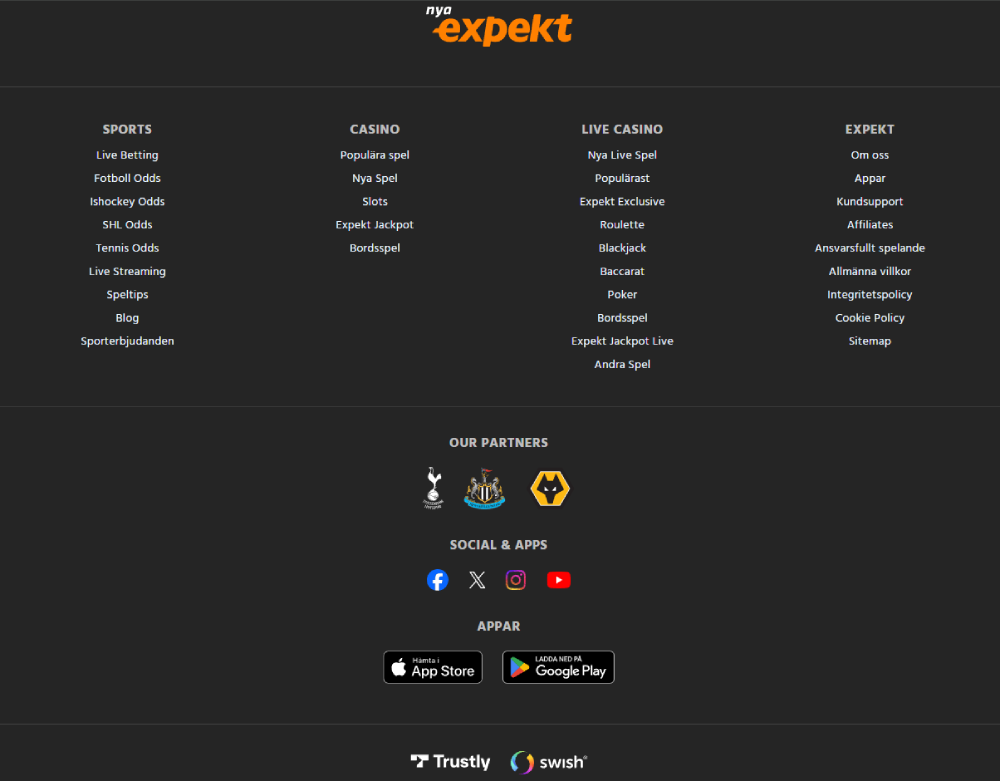 expekt casino info